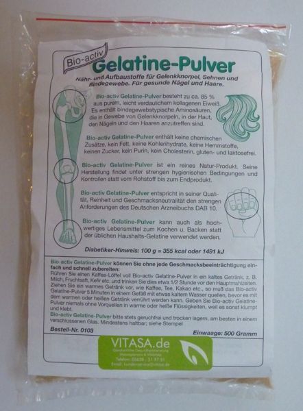 Vital-Aktiv-Gelantine-Pulver