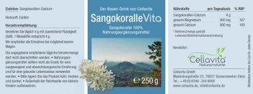 Sangokoralle Vita - Der Basendrink (SANGO-PUR) 4 Monatsvorrat -500g