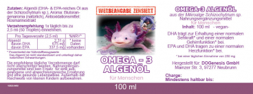 Preview: Omega - 3 Algenöl