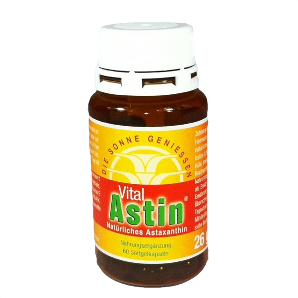VitalAstin 60 Kaps. mit 4 mg nat. Astaxanthin